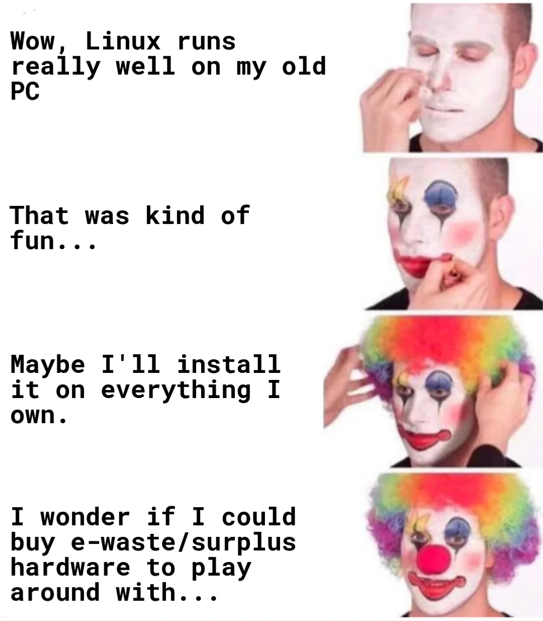 Documenting the descent into madness