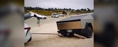 Cybertruck Pulled from Beach by Toyota Minivan - FuelArc News